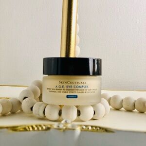 SkinCeuticals A.G.E. Eye Complex in Black and Cream Jar